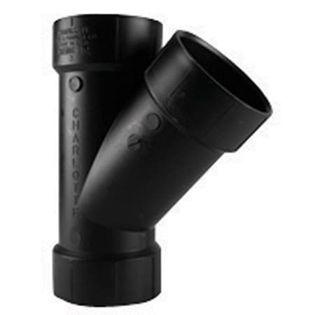 Charlotte Pipe And Foundry Charlotte Pipe 4 in. Hub X 4 in. D Hub ABS Wye ABS006001200